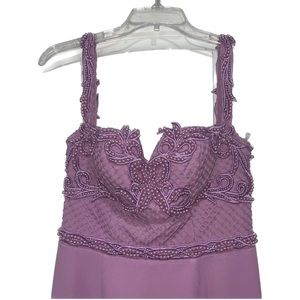 Long purple Prom Dress, Size 4/6